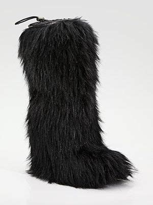 prada faux fur boots|prada boots for women.